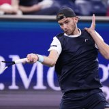 Jérôme Kym emmènera l'équipe de Suisse de Coupe Davis face à l'Inde KEYSTONE/AP/Frank Franklin II